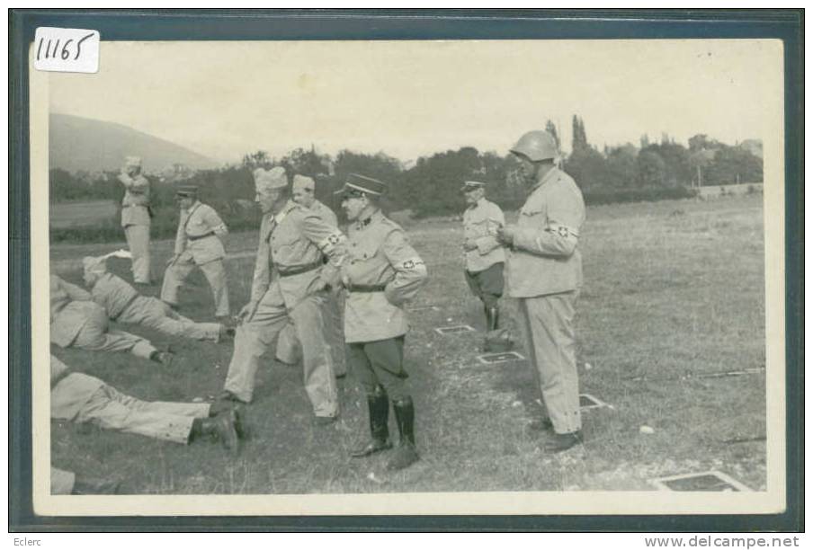 DISTRICT D´AUBONNE ///  CAMP MILITAIRE DE BIERE  - B  ( FORTES ADHERENCES AU DOS DUES A UN COLLAGE DE LA CARTE ) - Bière