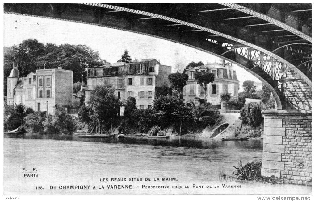 51- CHAMPIGNY - Perspective Sous Le Pont De La Varenne - Excellent état - Champigny
