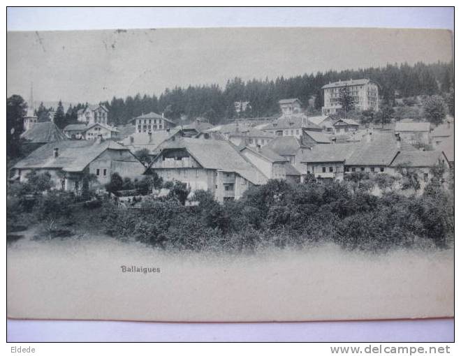 Ballaigues Voyagé 1905 673 A. Deriaz Edit Baulmes - Baulmes