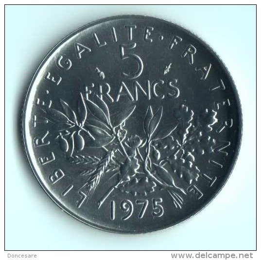 ** 5 FRANCS SEMEUSE  1975 FDC ** - 5 Francs