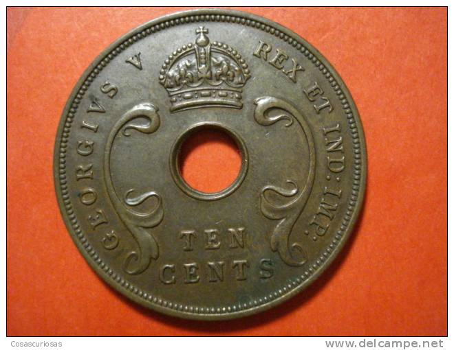 578 EAST AFRICA U.K INITED KINGDOM   TEN CENTS     AÑO / YEAR  1934   EBC/XF - Colonie