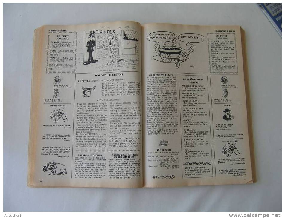 CALENDRIER ALMANACH VERMOT DE 1976 PETIT MUSEE DES TRADITIONS ET HUMOUR POPULAIRE FRANCAIS 360 PAGES - 570 GR - Grossformat : 1971-80