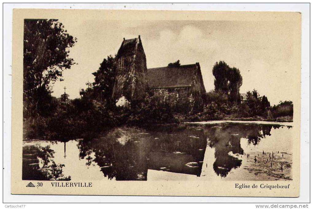 P2 - VILLERVILLE - église De CRIQUEBOEUF - Villerville