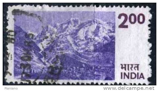 PIA - IND - 1975 :  Série Courante : Himalaya - (Yv 448) - Usati