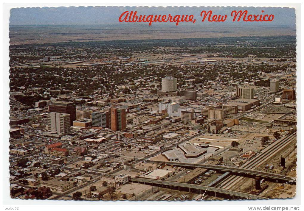 ALBUQUERQUE NEW MEXICO - Aerial View Of New Mexico´s Largest City - Albuquerque