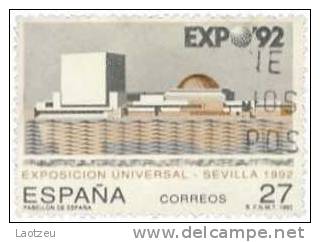 Espagne. 1992 ~ YT 2764 - "Expo'92". La Pavillon Espagnol - Usati