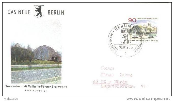 Germany / Berlin -  Mi-Nr 263 FDC (r017)- - 1948-1970