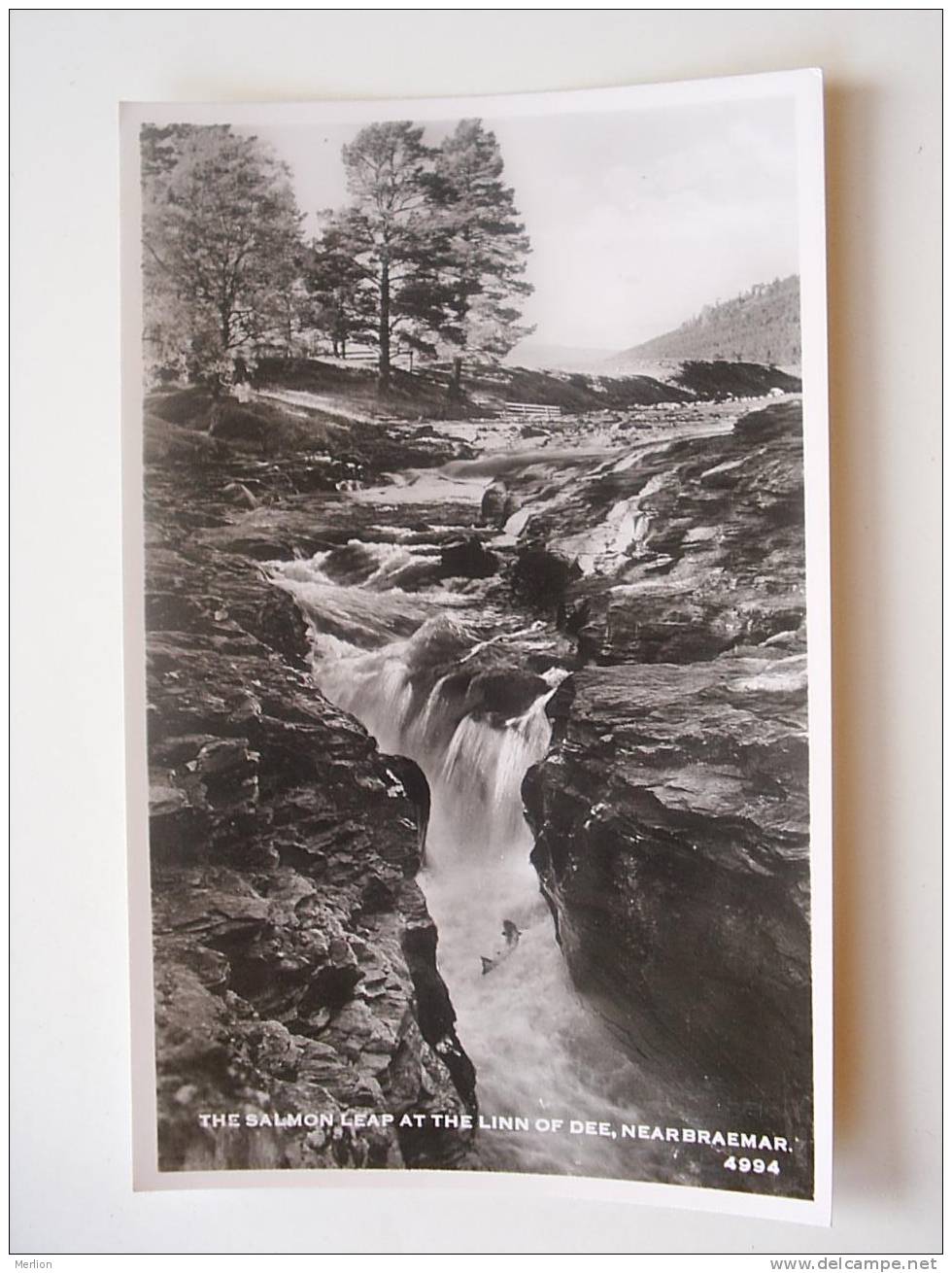 Braemar -The Salmon Leap  At The Linn Of Dee  Cca 1950´s     -VF  D31407 - Aberdeenshire