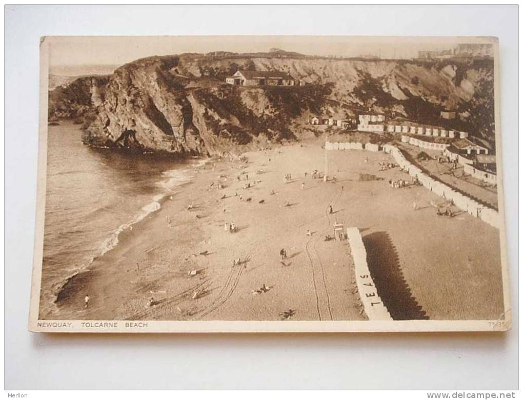 Newquay -Tolcarne Beach PU 1934    -VF  D31410 - Newquay