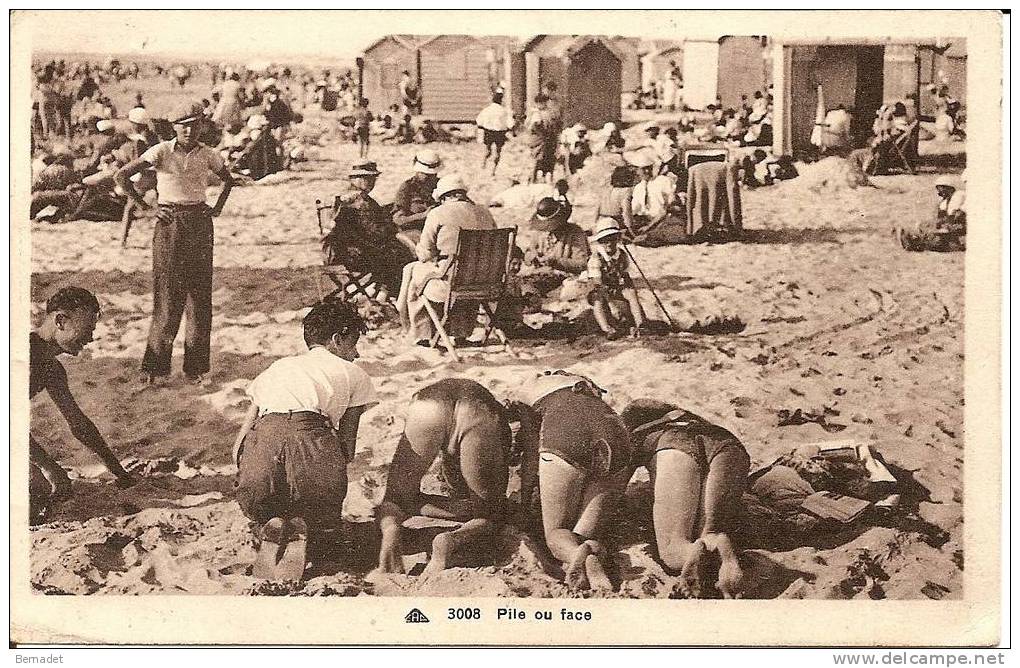 JEUX DE PLAGE  ....  PILE OU FACE - Autres & Non Classés