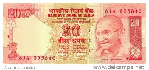 INDIA  20  RUPIAS  2.007   PLANCHA/UNC/SC   DL-6345 - Indien