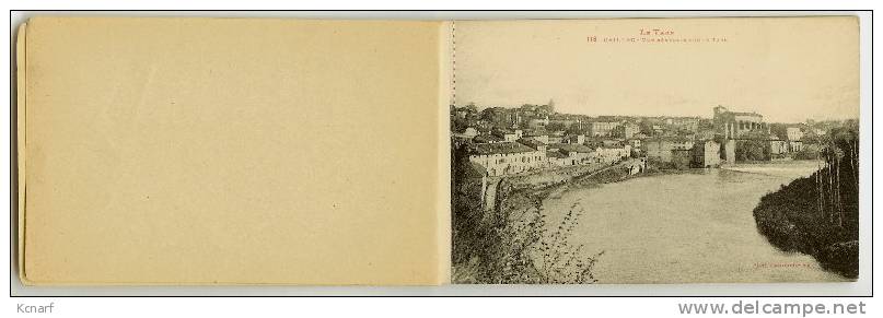 ALBUM-SOUVENIR De GAILLAC Complet ( Carnet De 12 Cartes ) TRES BON ETAT . - Gaillac