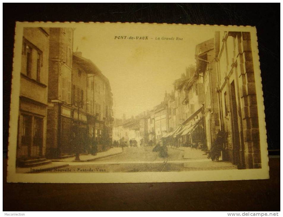 Pont De Vaux La Grande Rue - Pont-de-Vaux