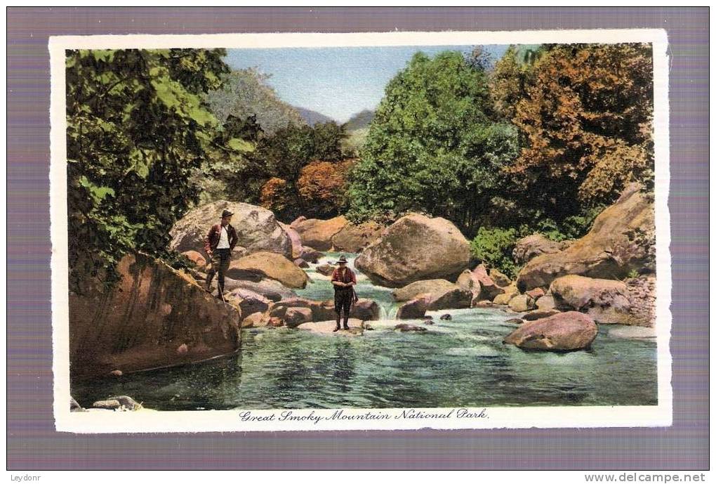 Great Smoky Mountain National Park - One Of The Fishing Streams In The Park - USA Nationalparks