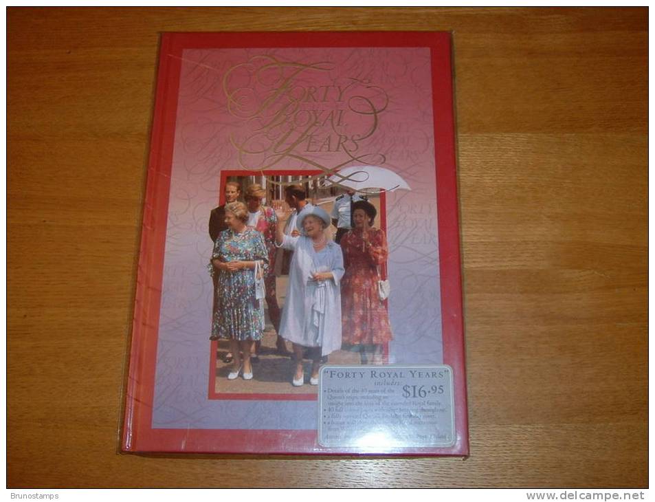 AUSTRALIA - FORTY YEARS QUEEN MOTHER BOOK WITH STAMPS MINT NH - Complete Years