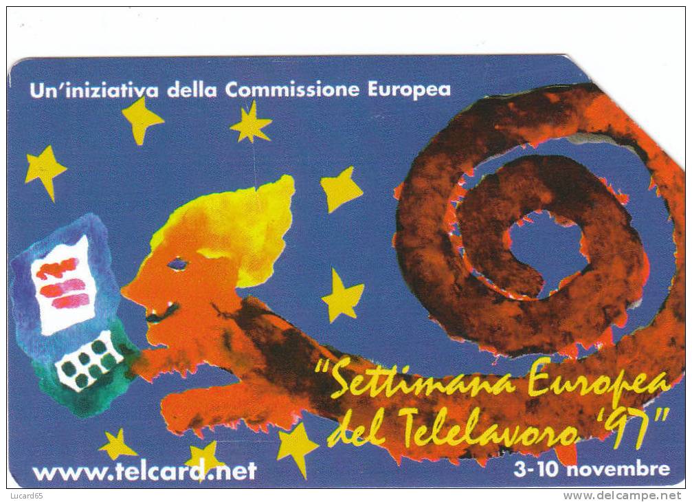 SCHEDE TELEFONICHE - PHONECARD - TELECARTE - CARTA TELEFONICA - TELECOM LIBERMENTE - IL TELELAVORO - Publiques Figurées Ordinaires