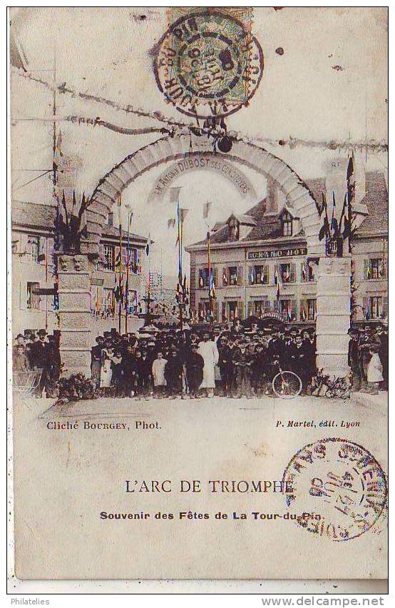 FETE A LA TOUR DU PIN 1906 - La Tour-du-Pin