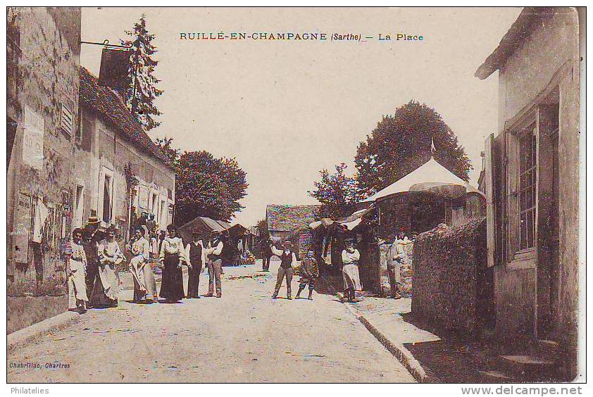 RUILLE EN CHAMPAGNE    LA PLACE  600 HAB - Autres & Non Classés