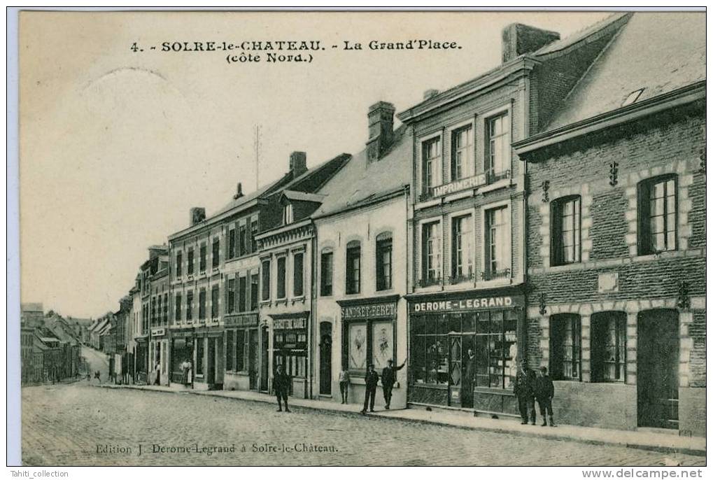 SOLRE-le-CHÄTEAU - La Grand'Place - Solre Le Chateau