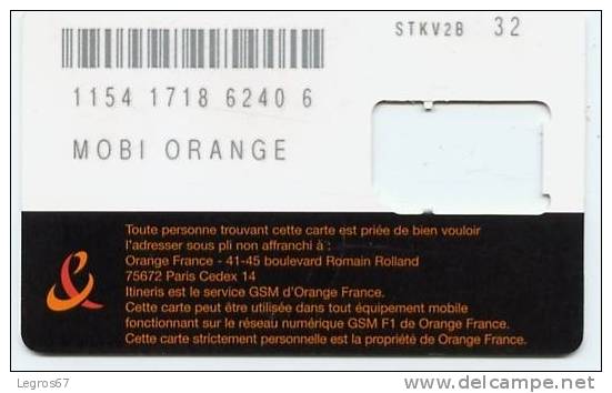 CARTE SIM SANS PUCE ORANGE - Per Cellulari (telefonini/schede SIM)