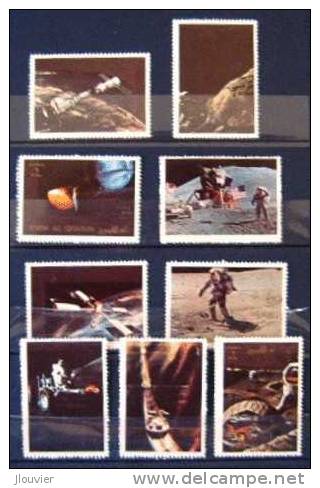 Série 9 Timbres Neufs : Conquête De L'espace. Umm-Al-Qiwain. 1972. - Asie