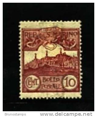 SAN MARINO - 1903  VIEWS 10 C. MINT - Neufs