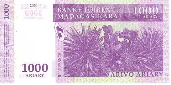 MADAGASCAR    1 000 Ariary   Daté De 2004    ***** BILLET  NEUF ***** - Madagascar