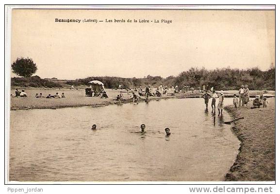 45 BEAUGENCY **Les Bords De La Loire .La Plage** - Beaugency