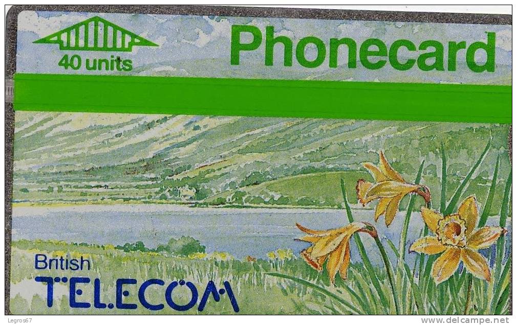 TELECARTE BRITISH TELECOM 40 UNITS JONQUILLES - Other - Europe