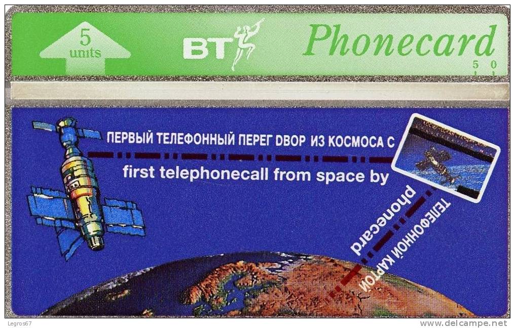 TELECARTE BRITISH TELECOM 5 UNITS STATION MIR NEUVE - Autres - Europe