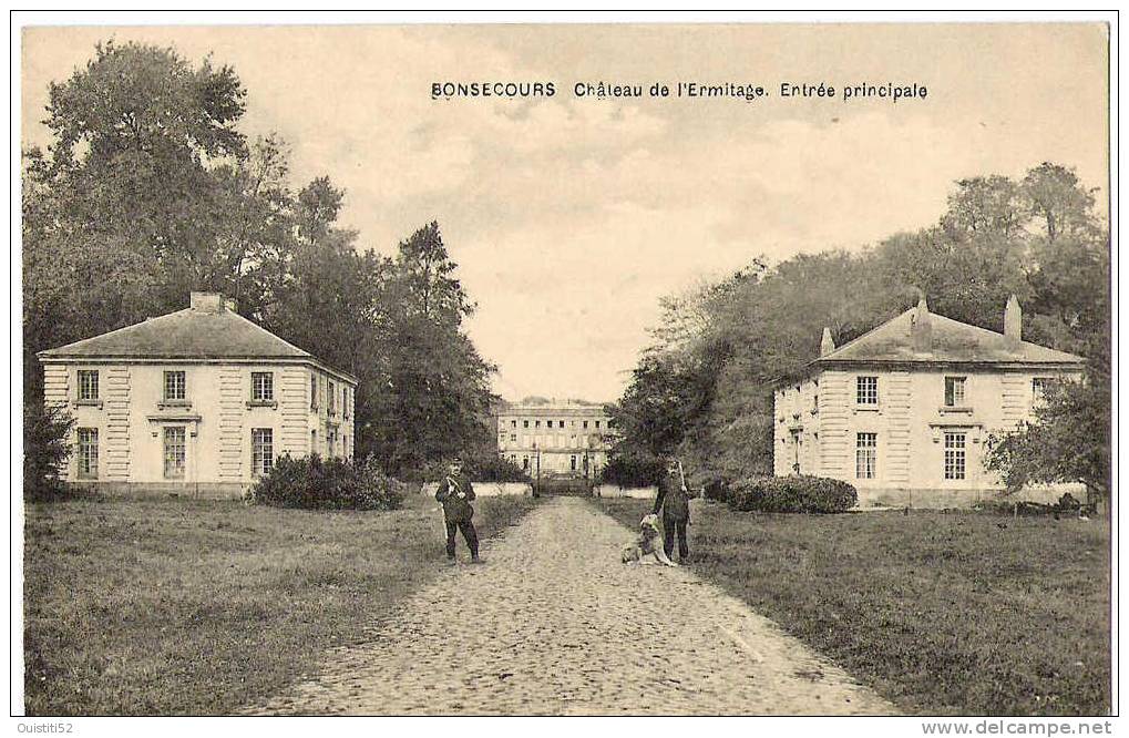 Bonsecours  Chateau  Ermitage  Entree Principale   (animée) - Péruwelz