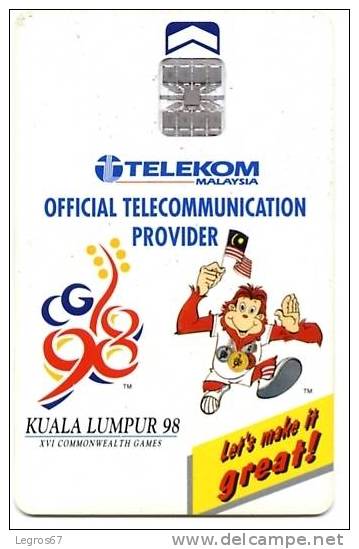 TELECARTE TELEKOM MALAYSIA RM50 KUALA LUMPUR 98 - Malaysia