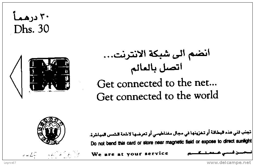 TELECARTE EMIRATS ARABES UNIS DHS 30 GET CONNECTED ... - Ver. Arab. Emirate