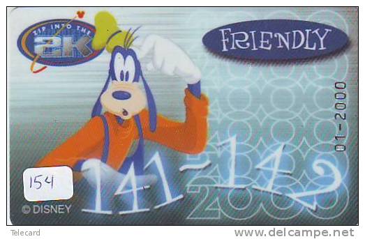 Telecarte THAILANDE  (154) * DISNEY *   Cinema Film Kino Movie Telefonkarte Phonecard * GOOFY - Disney