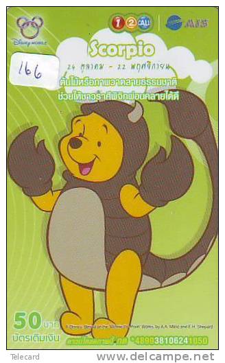 Telecarte THAILANDE  (166) * DISNEY *   Cinema Film Kino Movie Telefonkarte Phonecard * ZODIAQUE HOROSCOOP - Disney