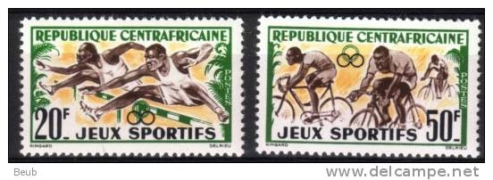 // Rep Centrafricaine Y&T 20/21 (Jeux Sportifs Africains) - NSC - Côte 1.65 € - Centrafricaine (République)