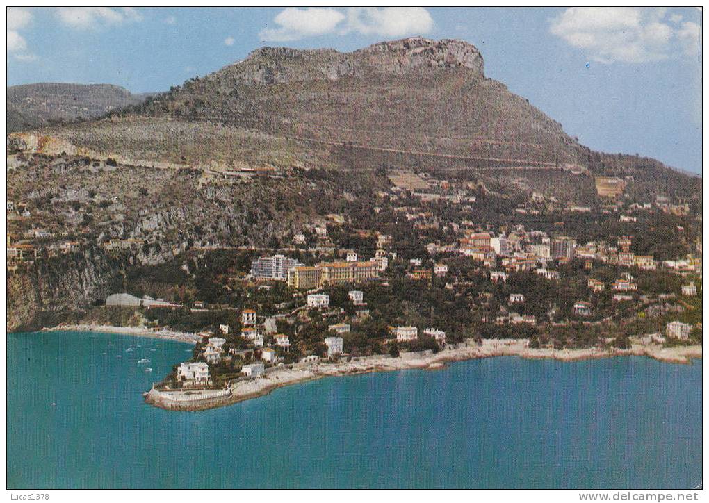 06 / LE CAP D AIL / EN BAS LA POINTE MALA ET SES PLAGES / AU FOND LA TETE DE CHIEN / CPSM 1968 - Cap-d'Ail