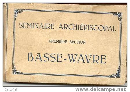 BASSE-WAVRE-SEMINAIRE ARCHIEPISCOPAL- 26 CARTES COMPLET-3 SCANS-DANS L'ETAT TRES BON - Wavre