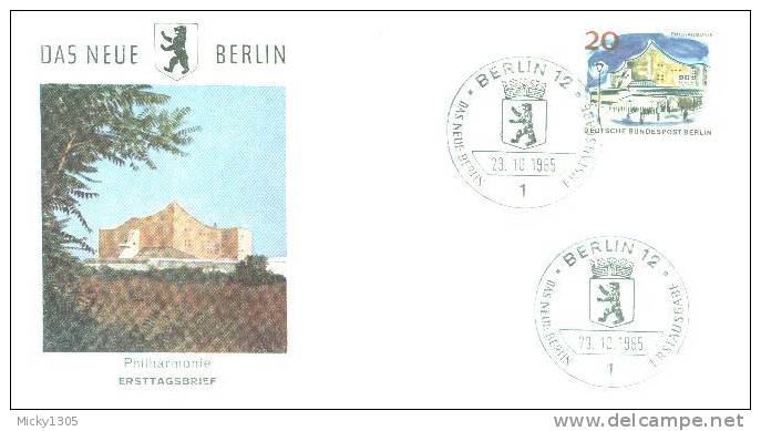 Germany / Berlin -  Mi-Nr 256 FDC (r022)- - 1948-1970