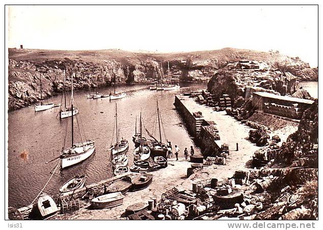 Dép 85 - U45 - Ile D´Yeu - Port De La Meule - Semi Moderne Grand Format - Bon état Général - Ile D'Yeu