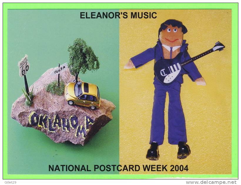 TULSA, OK - NATIONAL POSTCARD WEEK, 2004 - ELEANOR´S MUSIC  - LAUREL KANE - - Tulsa