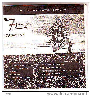 THE  7  INCH  MAGAZINE    DECEMBRE  1990  °°° TRES  RARE°°° - Hard Rock En Metal