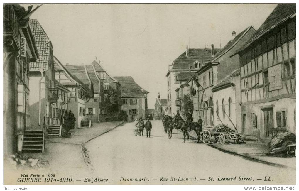 DANNEMARIE - Rue Szint-Léonard - Dannemarie