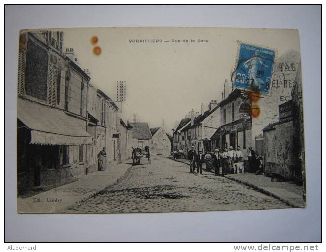 Survilliers , Rue De La Gare. - Survilliers