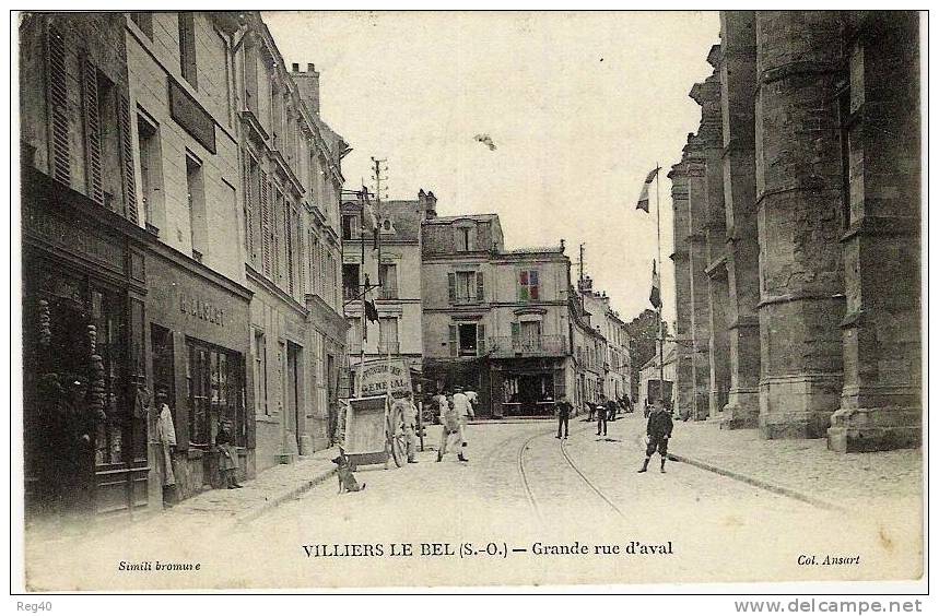 D95 - VILLIERS LE BEL  -  Grande Rue D'Aval - Villiers Le Bel