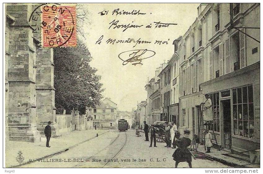 D95 - VILLIERS LE BEL  -  Rue D'Aval, Vers Le Bas - Villiers Le Bel