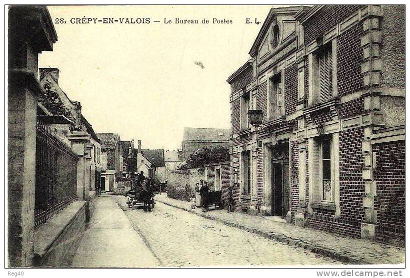 D60 - CREPY EN VALOIS   -  Le Bureau De Postes - Crepy En Valois