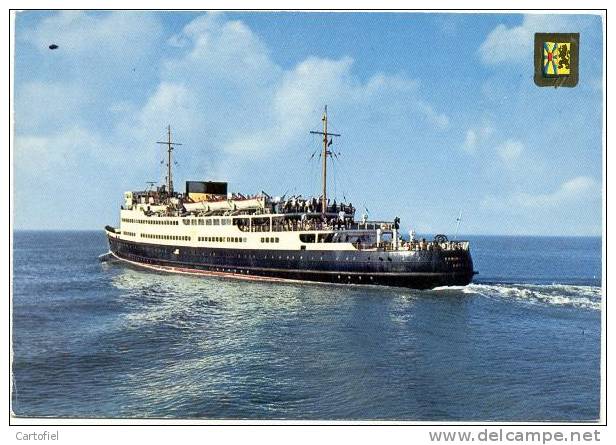 MAALBOOT OOSTENDE DOVER - DE BELGISCHE KUST - Paquebots