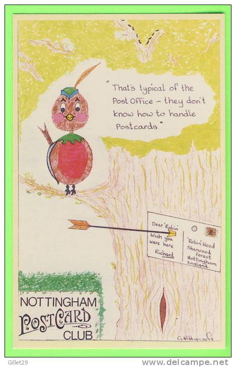 NOTTINGHAM, ENGLAND - POSTCARD CLUB - ARTIST GRAHAM HOPCROFT - LIMITED EDITION 1000 Ex - - Nottingham