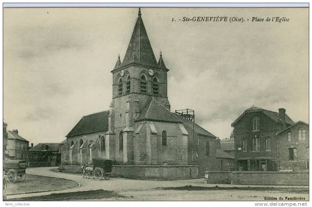 SAINTE-GENEVIEVE - Place De L'Eglise - Sainte-Geneviève